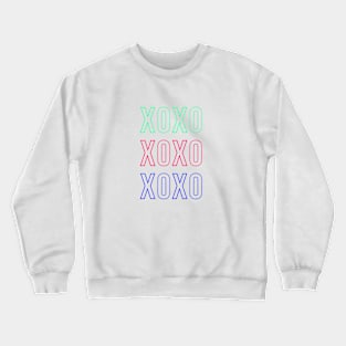 Triple XOXO Crewneck Sweatshirt